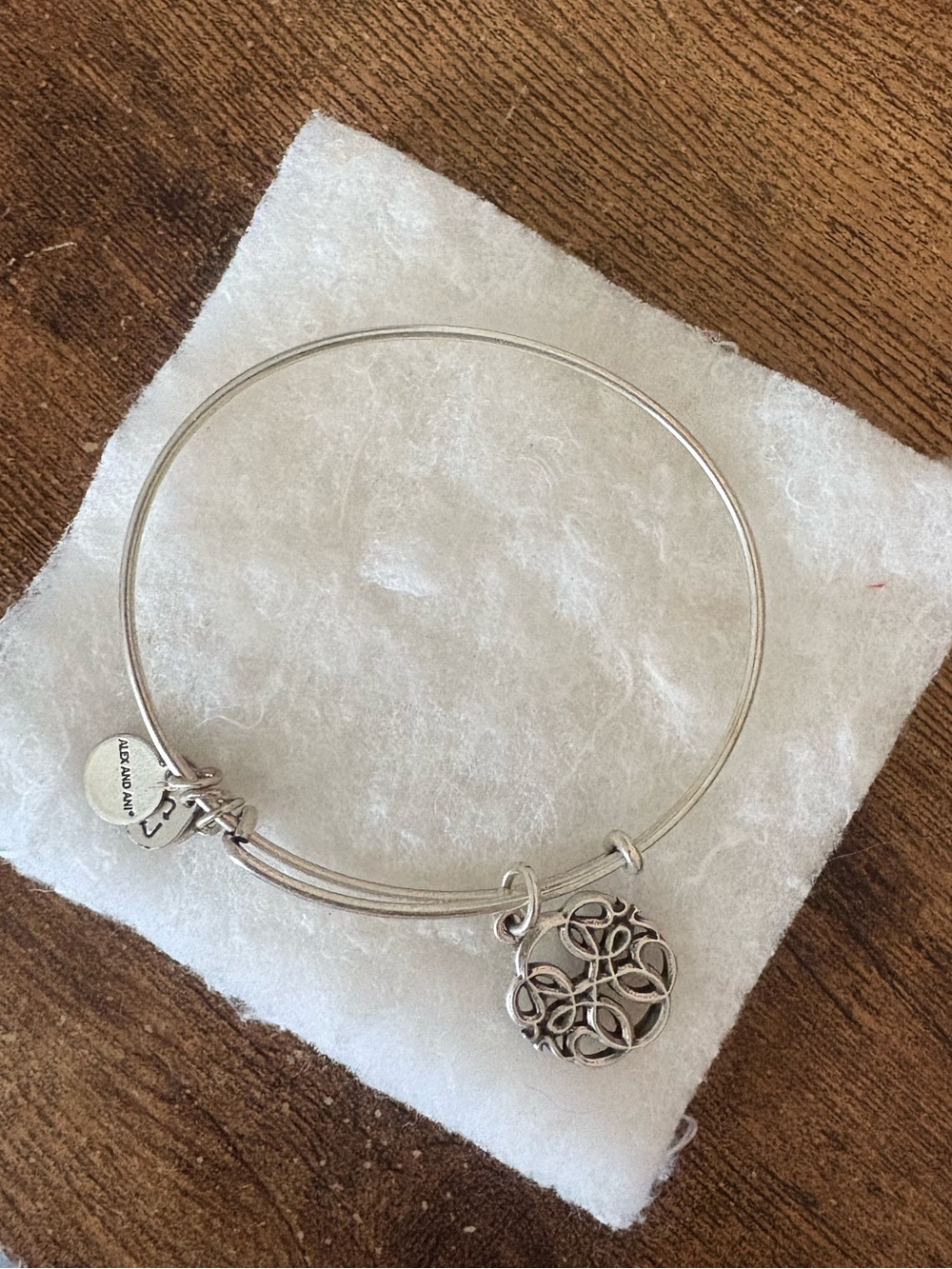 Alex and Ani Path of Life Charm Bangle Bracelet - Silver